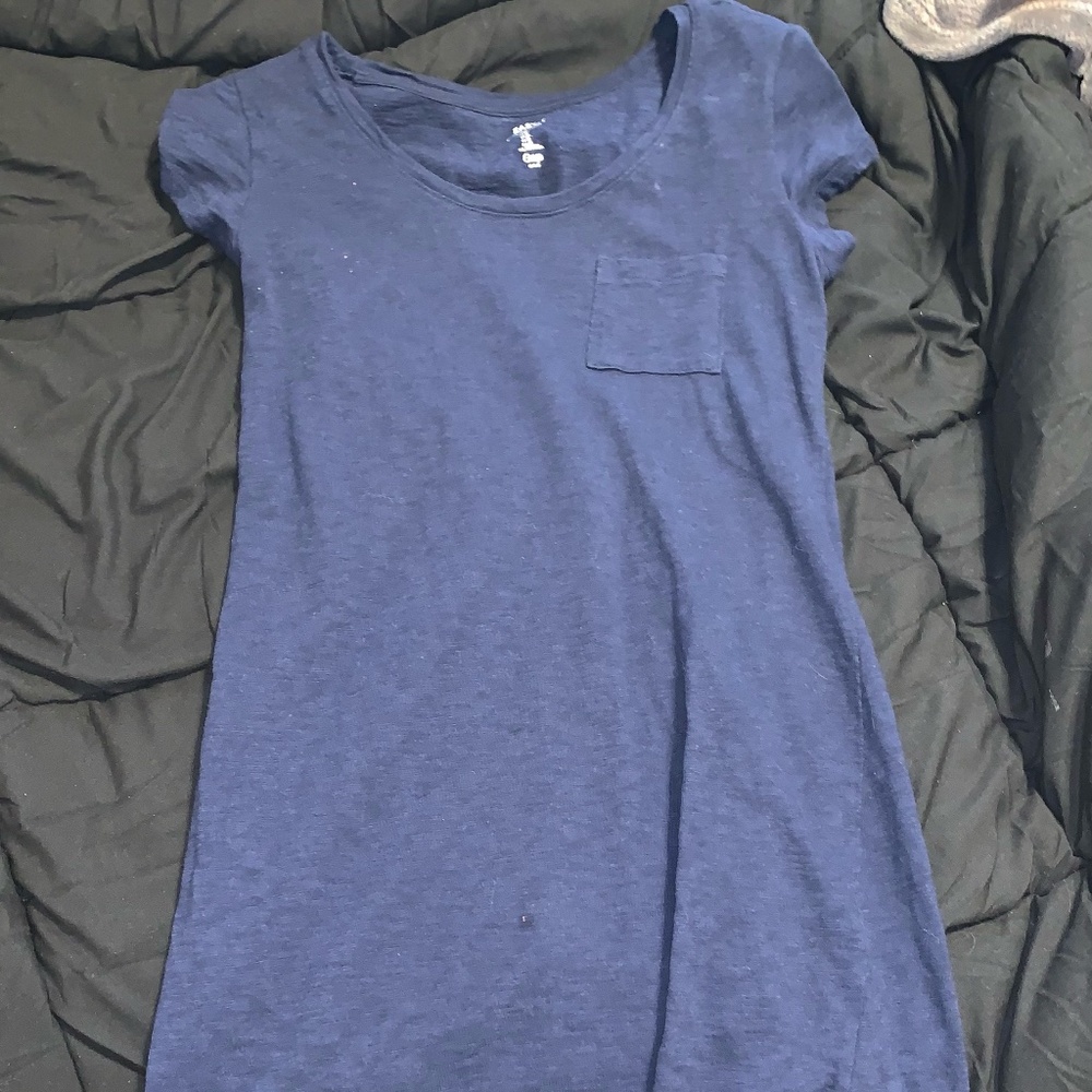 Navy Blue T-Shirt Dress
